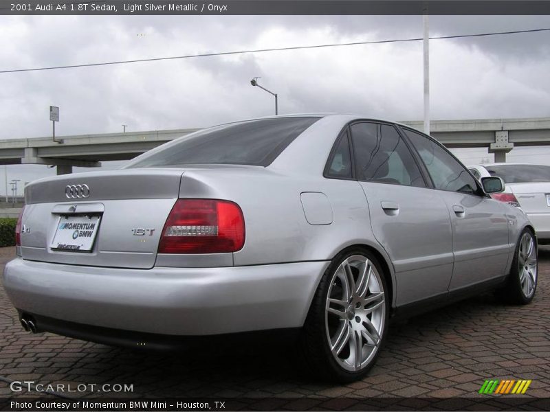 Light Silver Metallic / Onyx 2001 Audi A4 1.8T Sedan