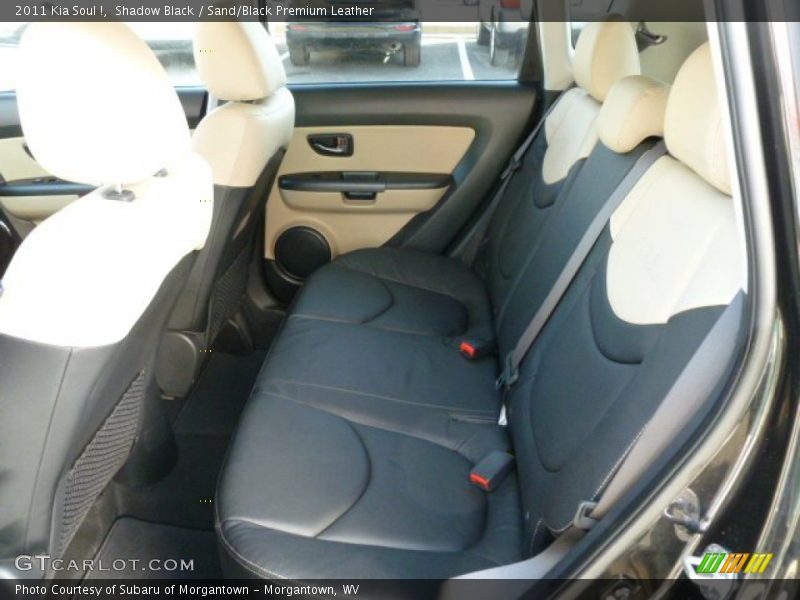 Shadow Black / Sand/Black Premium Leather 2011 Kia Soul !