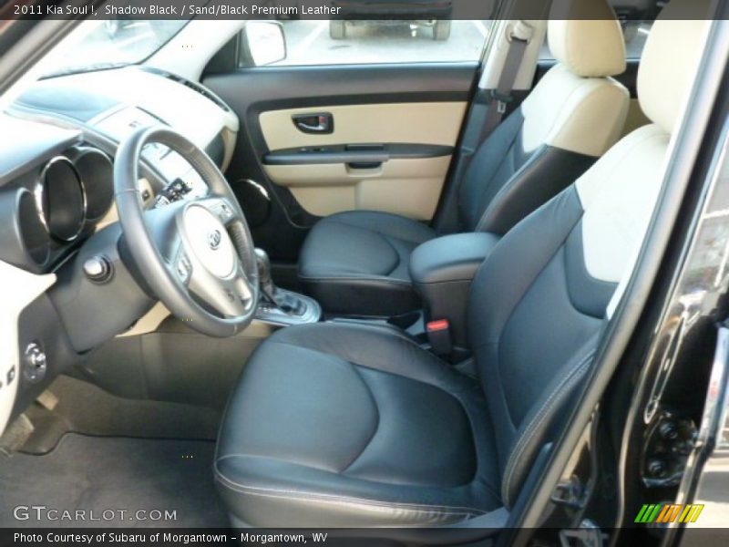 Shadow Black / Sand/Black Premium Leather 2011 Kia Soul !