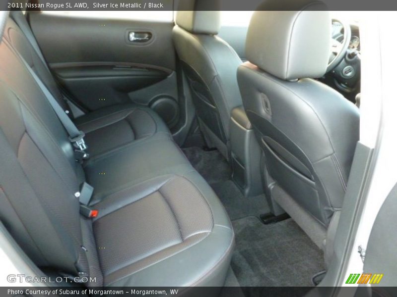 Silver Ice Metallic / Black 2011 Nissan Rogue SL AWD