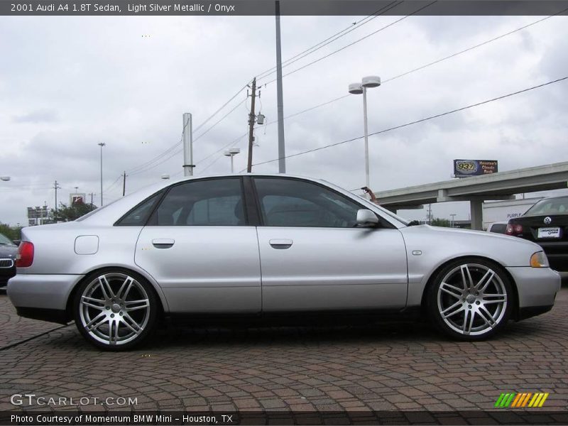 Light Silver Metallic / Onyx 2001 Audi A4 1.8T Sedan