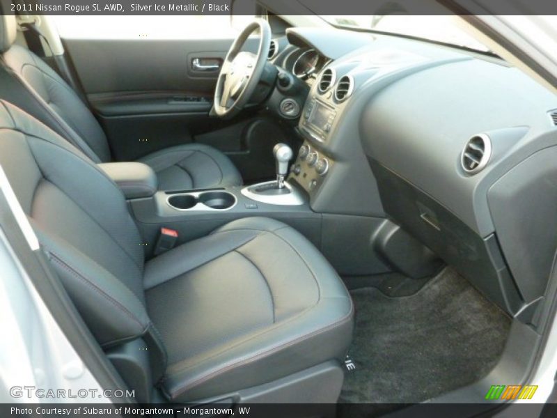 Silver Ice Metallic / Black 2011 Nissan Rogue SL AWD