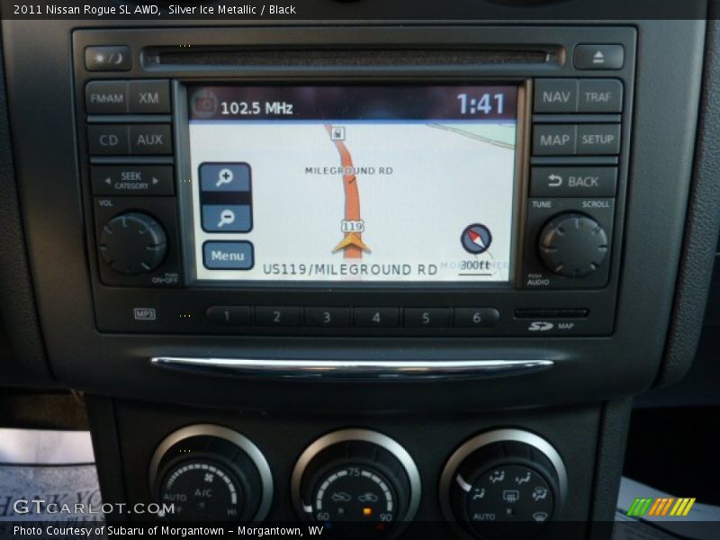 Silver Ice Metallic / Black 2011 Nissan Rogue SL AWD