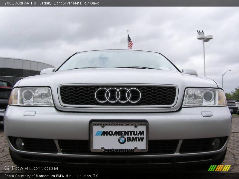 Light Silver Metallic / Onyx 2001 Audi A4 1.8T Sedan