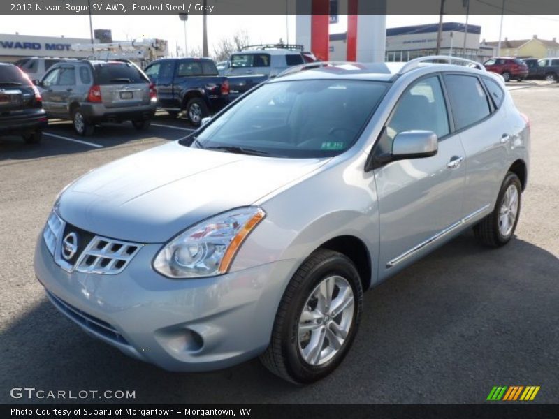 Frosted Steel / Gray 2012 Nissan Rogue SV AWD