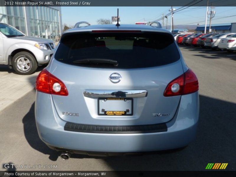 Frosted Steel / Gray 2012 Nissan Rogue SV AWD