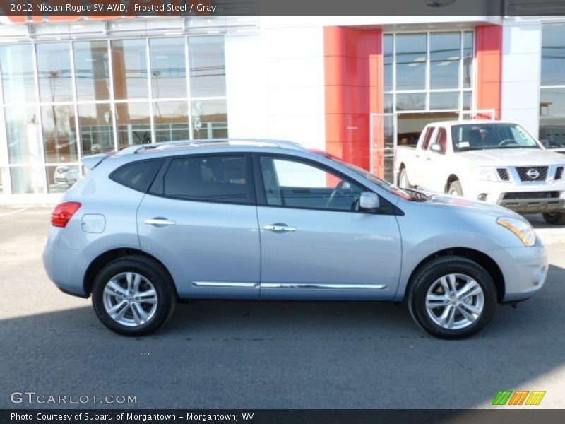 Frosted Steel / Gray 2012 Nissan Rogue SV AWD