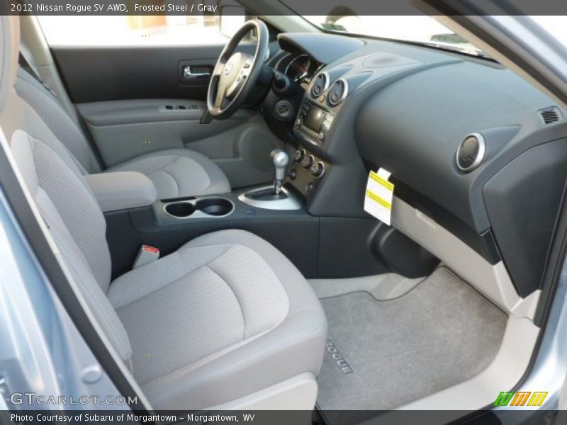 Frosted Steel / Gray 2012 Nissan Rogue SV AWD