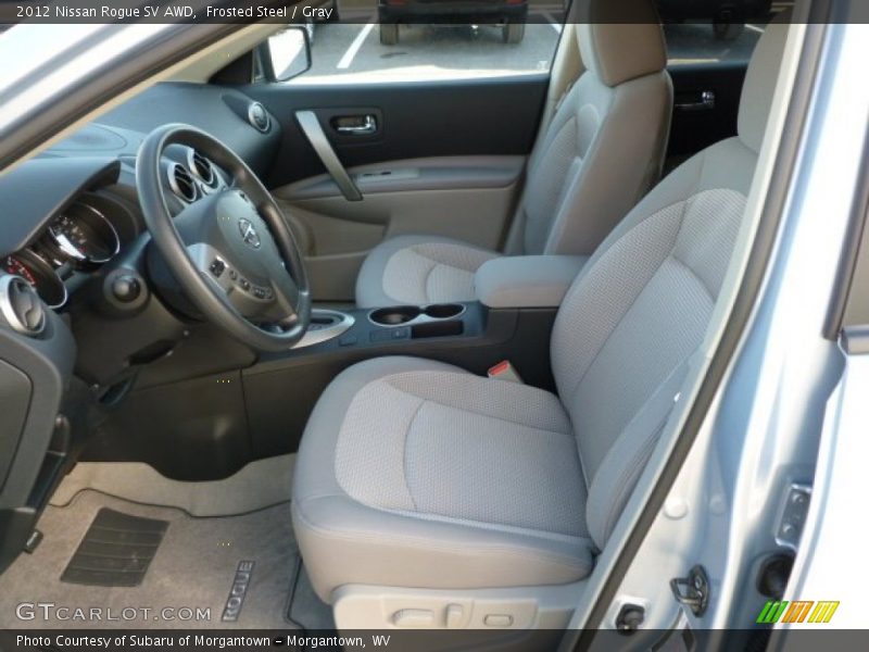 Frosted Steel / Gray 2012 Nissan Rogue SV AWD