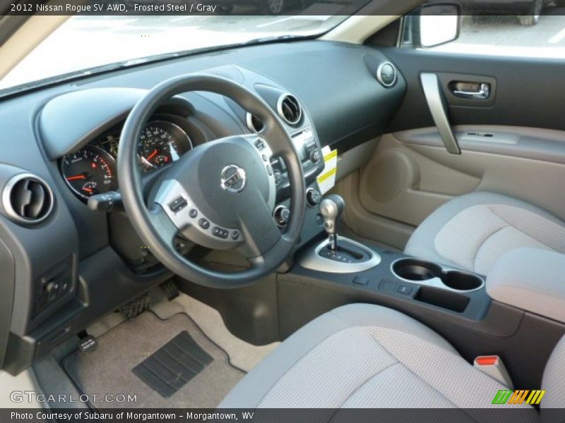 Frosted Steel / Gray 2012 Nissan Rogue SV AWD