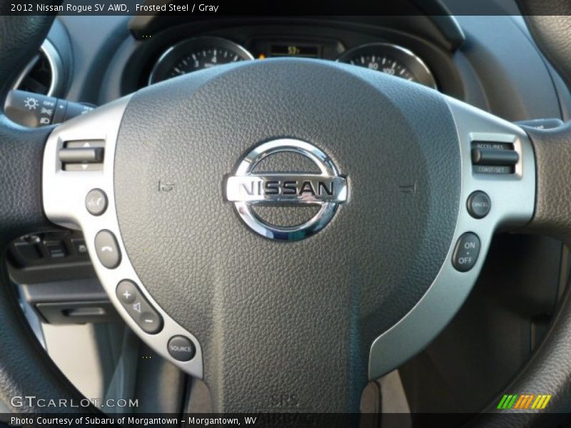 Frosted Steel / Gray 2012 Nissan Rogue SV AWD