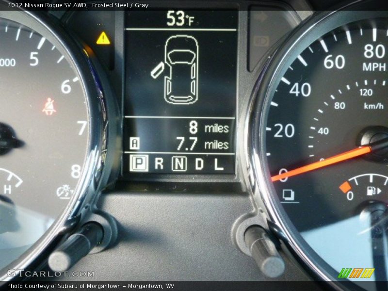 Frosted Steel / Gray 2012 Nissan Rogue SV AWD