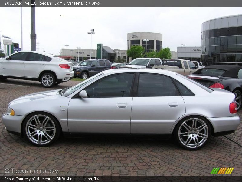 Light Silver Metallic / Onyx 2001 Audi A4 1.8T Sedan