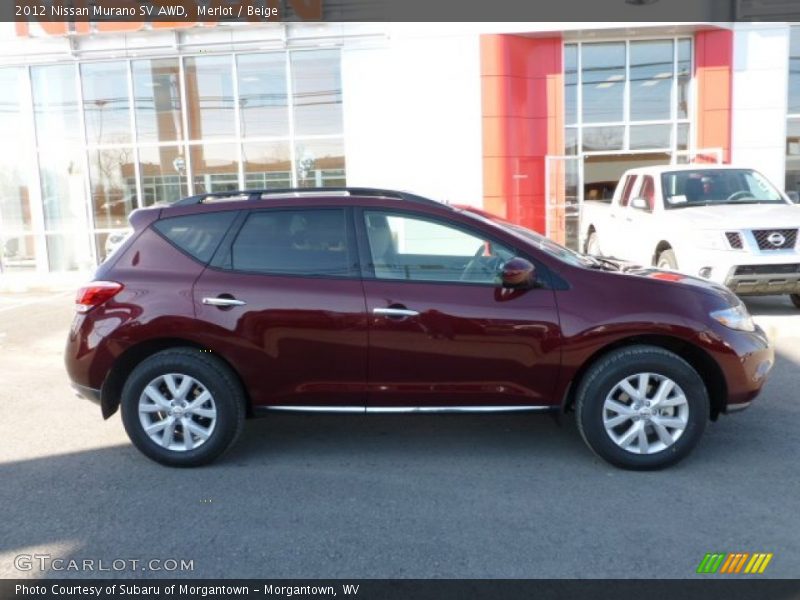 Merlot / Beige 2012 Nissan Murano SV AWD