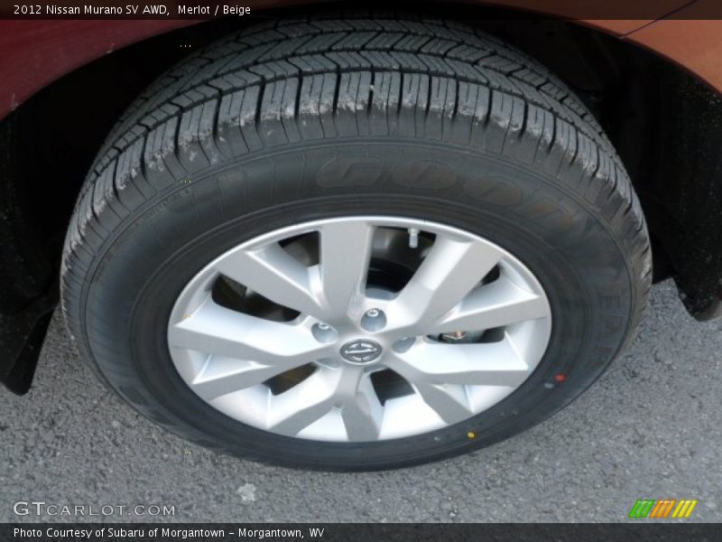 Merlot / Beige 2012 Nissan Murano SV AWD