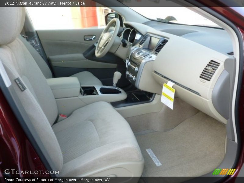 Merlot / Beige 2012 Nissan Murano SV AWD