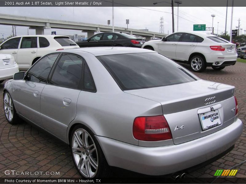 Light Silver Metallic / Onyx 2001 Audi A4 1.8T Sedan