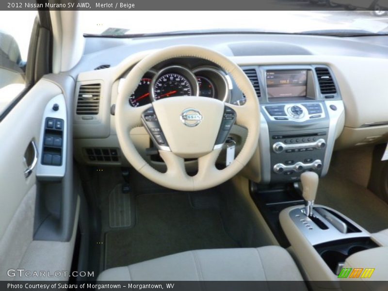 Merlot / Beige 2012 Nissan Murano SV AWD