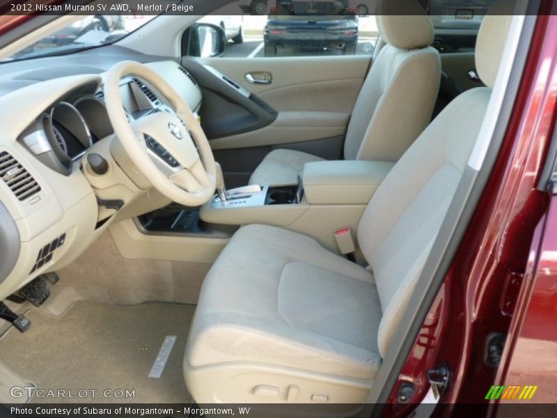 Merlot / Beige 2012 Nissan Murano SV AWD