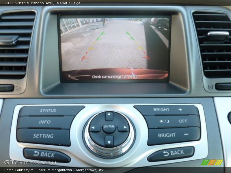 Merlot / Beige 2012 Nissan Murano SV AWD