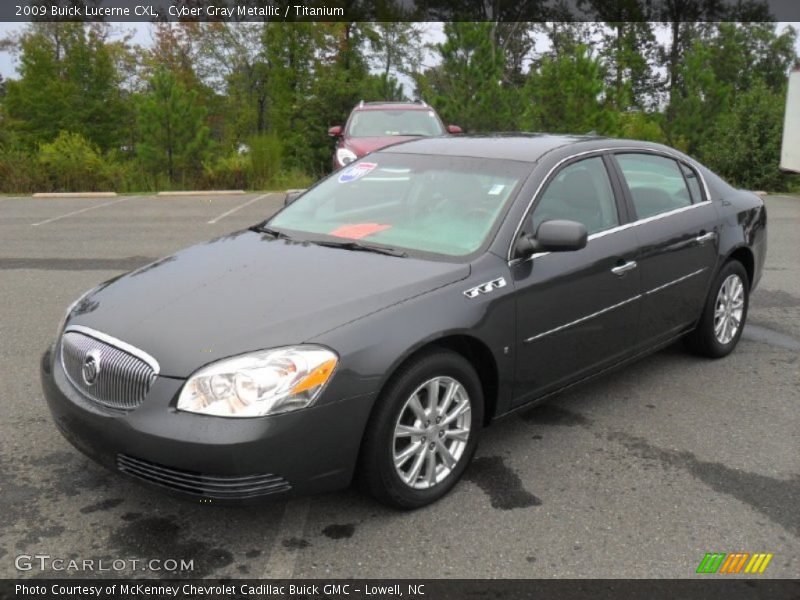Cyber Gray Metallic / Titanium 2009 Buick Lucerne CXL