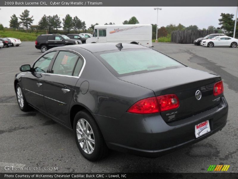 Cyber Gray Metallic / Titanium 2009 Buick Lucerne CXL