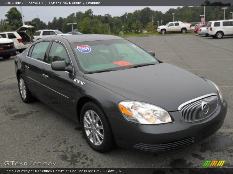 Cyber Gray Metallic / Titanium 2009 Buick Lucerne CXL