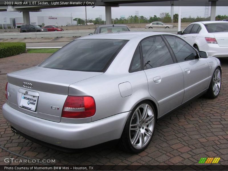 Light Silver Metallic / Onyx 2001 Audi A4 1.8T Sedan