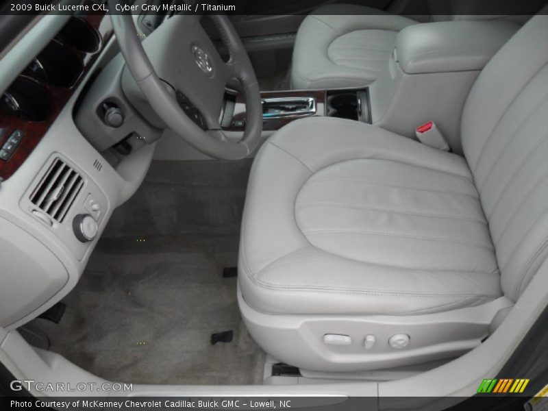 Cyber Gray Metallic / Titanium 2009 Buick Lucerne CXL