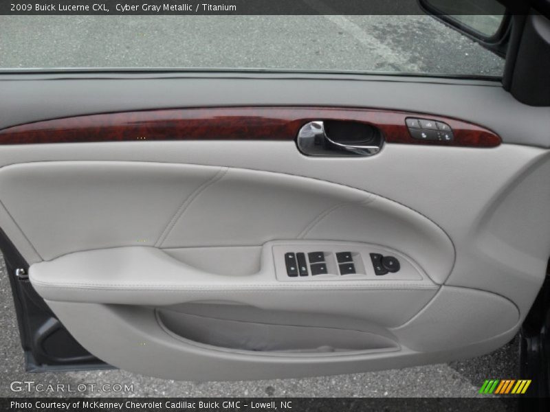 Cyber Gray Metallic / Titanium 2009 Buick Lucerne CXL