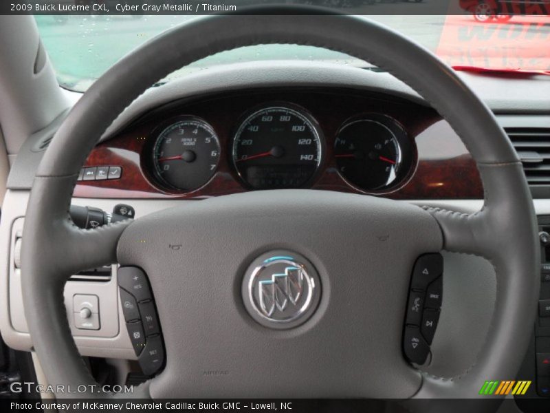 Cyber Gray Metallic / Titanium 2009 Buick Lucerne CXL