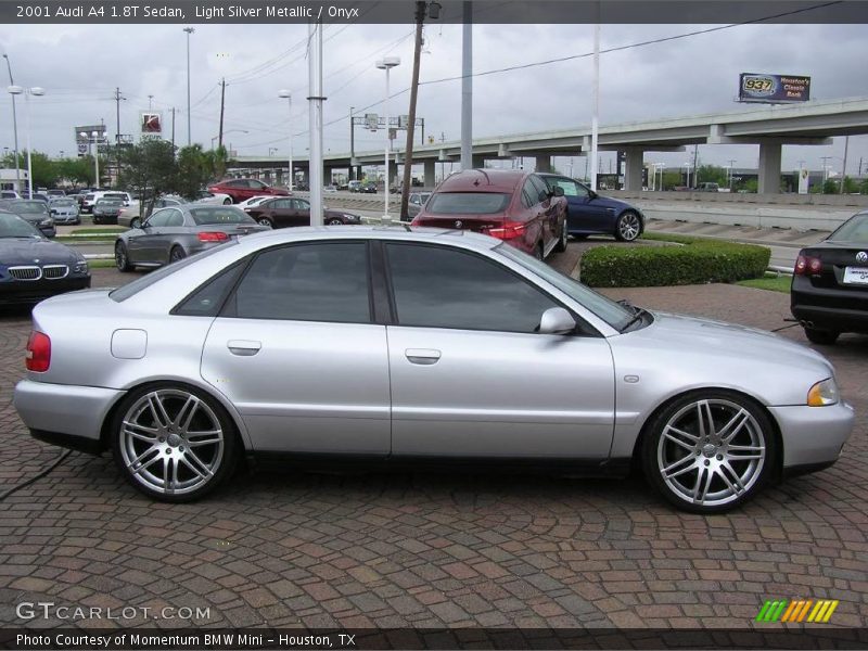 Light Silver Metallic / Onyx 2001 Audi A4 1.8T Sedan