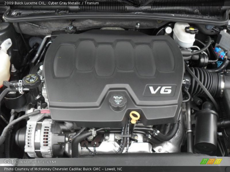 Cyber Gray Metallic / Titanium 2009 Buick Lucerne CXL