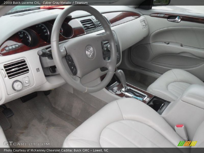 Cyber Gray Metallic / Titanium 2009 Buick Lucerne CXL