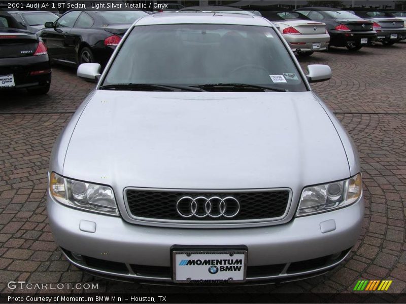 Light Silver Metallic / Onyx 2001 Audi A4 1.8T Sedan