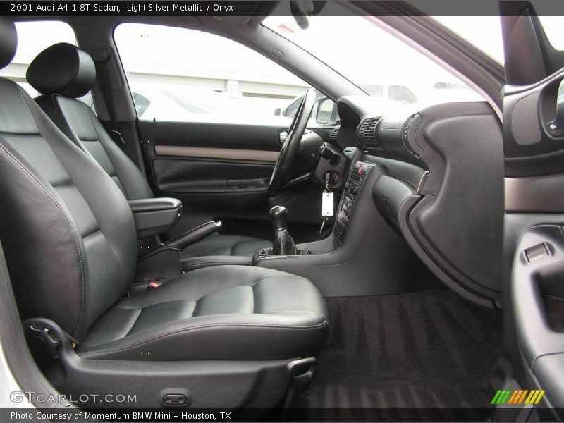 Light Silver Metallic / Onyx 2001 Audi A4 1.8T Sedan