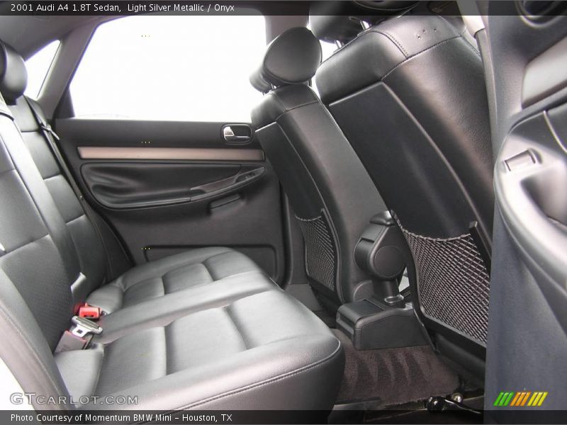 Light Silver Metallic / Onyx 2001 Audi A4 1.8T Sedan