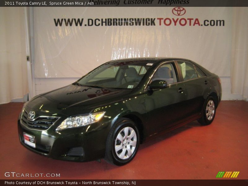 Spruce Green Mica / Ash 2011 Toyota Camry LE