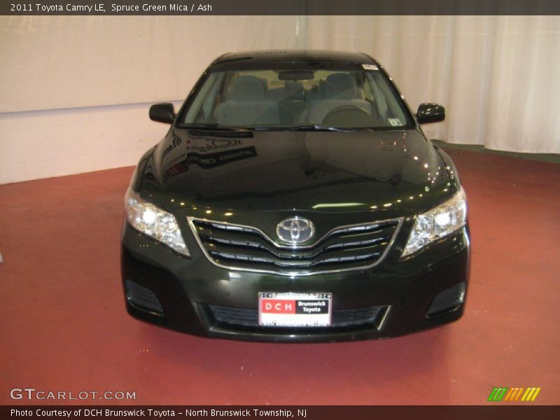 Spruce Green Mica / Ash 2011 Toyota Camry LE