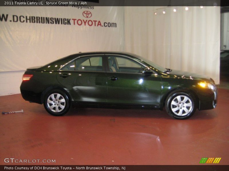 Spruce Green Mica / Ash 2011 Toyota Camry LE