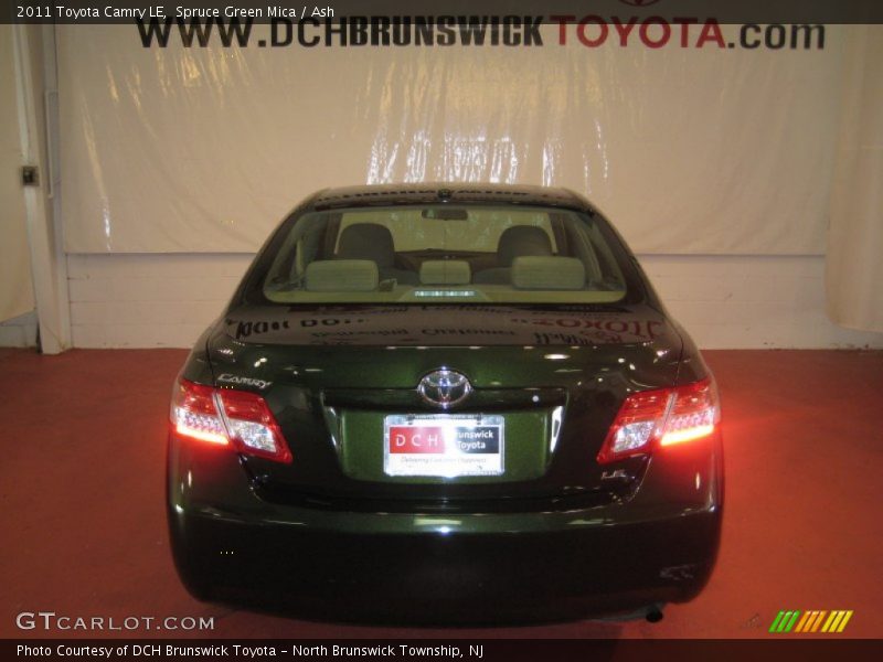 Spruce Green Mica / Ash 2011 Toyota Camry LE