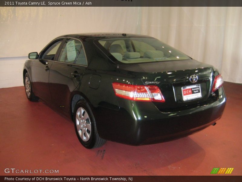 Spruce Green Mica / Ash 2011 Toyota Camry LE