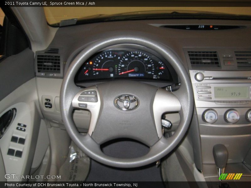 Spruce Green Mica / Ash 2011 Toyota Camry LE