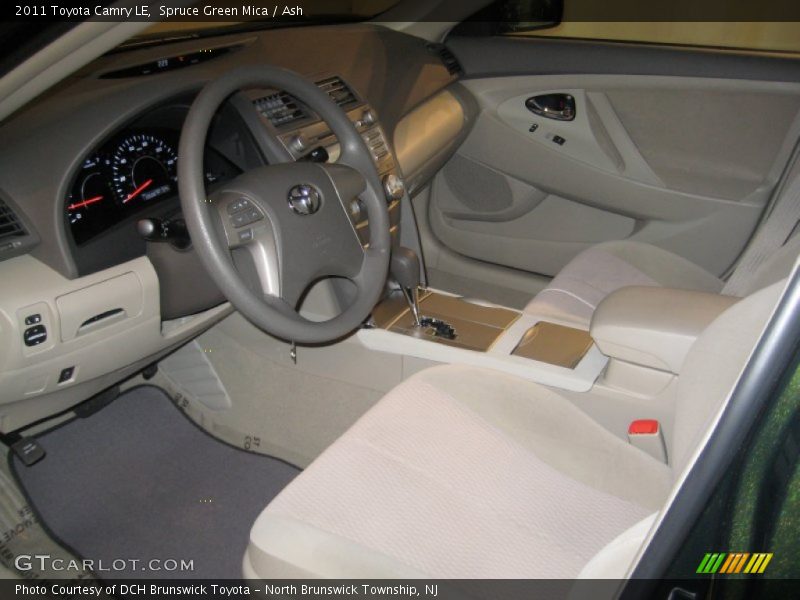 Spruce Green Mica / Ash 2011 Toyota Camry LE