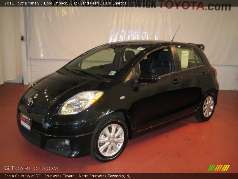 Black Sand Pearl / Dark Charcoal 2011 Toyota Yaris S 5 Door Liftback