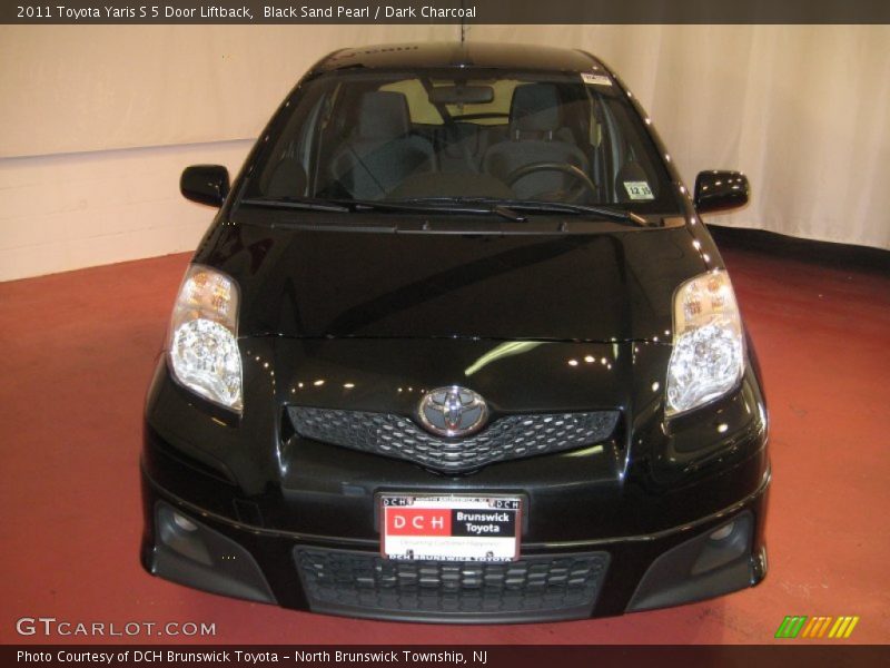 Black Sand Pearl / Dark Charcoal 2011 Toyota Yaris S 5 Door Liftback
