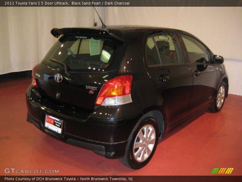 Black Sand Pearl / Dark Charcoal 2011 Toyota Yaris S 5 Door Liftback