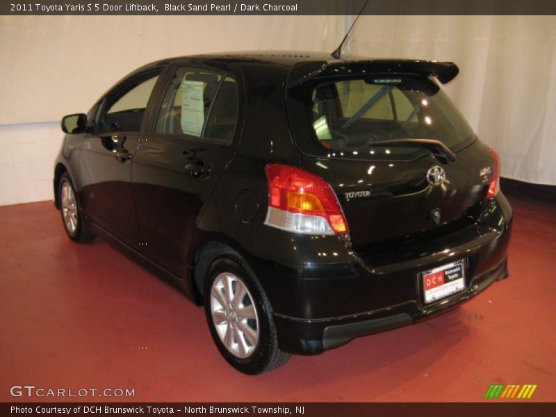 Black Sand Pearl / Dark Charcoal 2011 Toyota Yaris S 5 Door Liftback