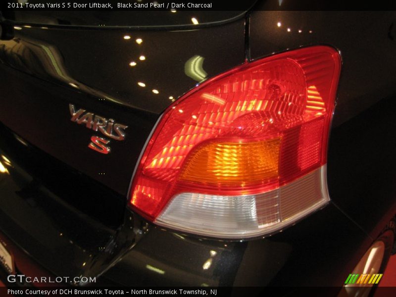 Black Sand Pearl / Dark Charcoal 2011 Toyota Yaris S 5 Door Liftback