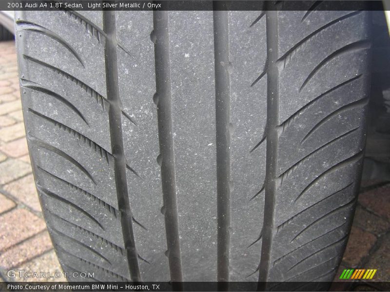 Light Silver Metallic / Onyx 2001 Audi A4 1.8T Sedan